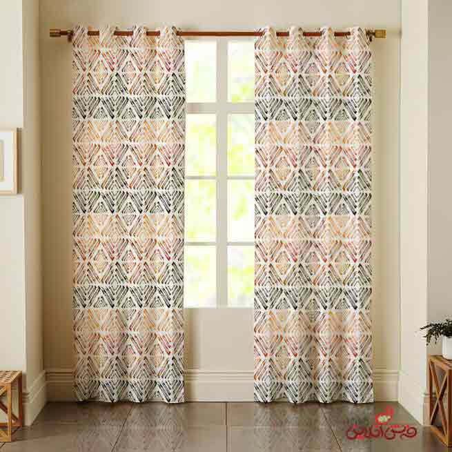 پرده 2عددی طرح سنتی کد 2551