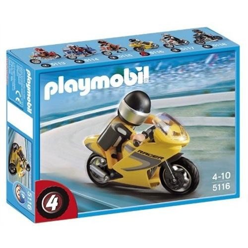 super racer motorcycle with riderكد 5116