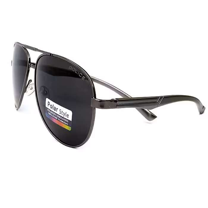 عینک آفتابی مردانه POLICE یووی 400 و پلاریزه کد 2226 POLAR STYLE