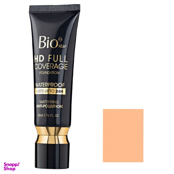 کرم پودر بیو استار مدل HD FULL COVERAGE شماره B501 حجم 50 میلی لیتر