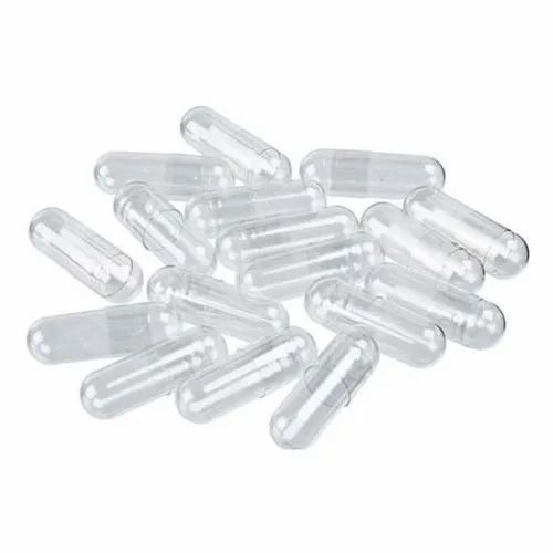 پوکه خالی ژلاتینی سایز 500 میل پایه بلند رنگ شفاف - کارتن هشتاد هزار عددی سایز 0e یا پانصد میل ، سایز صفر بی رنگ