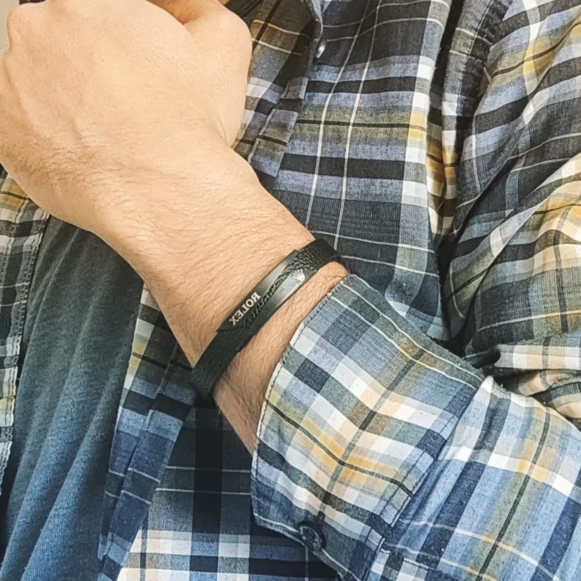 دستبند رولکس مشکی