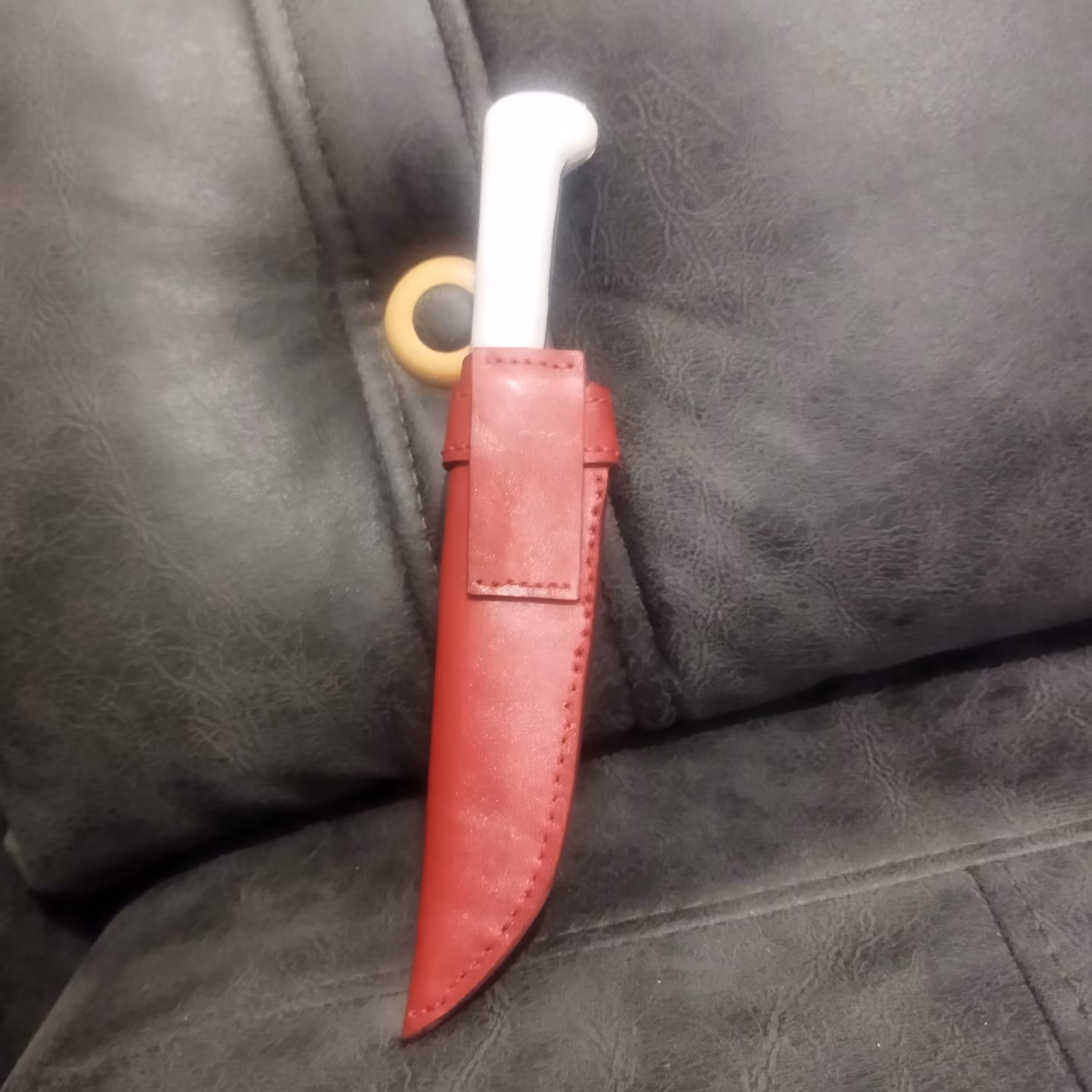 غلاف چاقو چرم طبیعی دستدوز