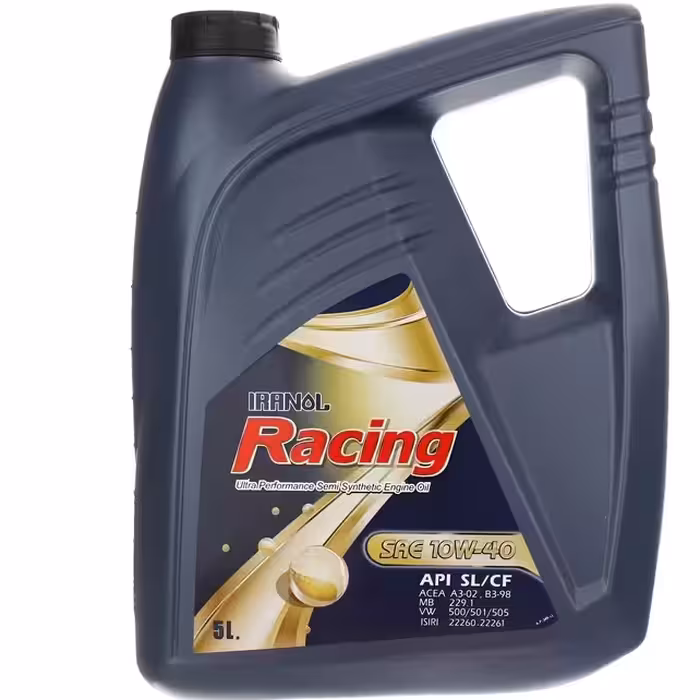 روغن موتور ایرانول ریسینگ 5 لیتری (10w40)