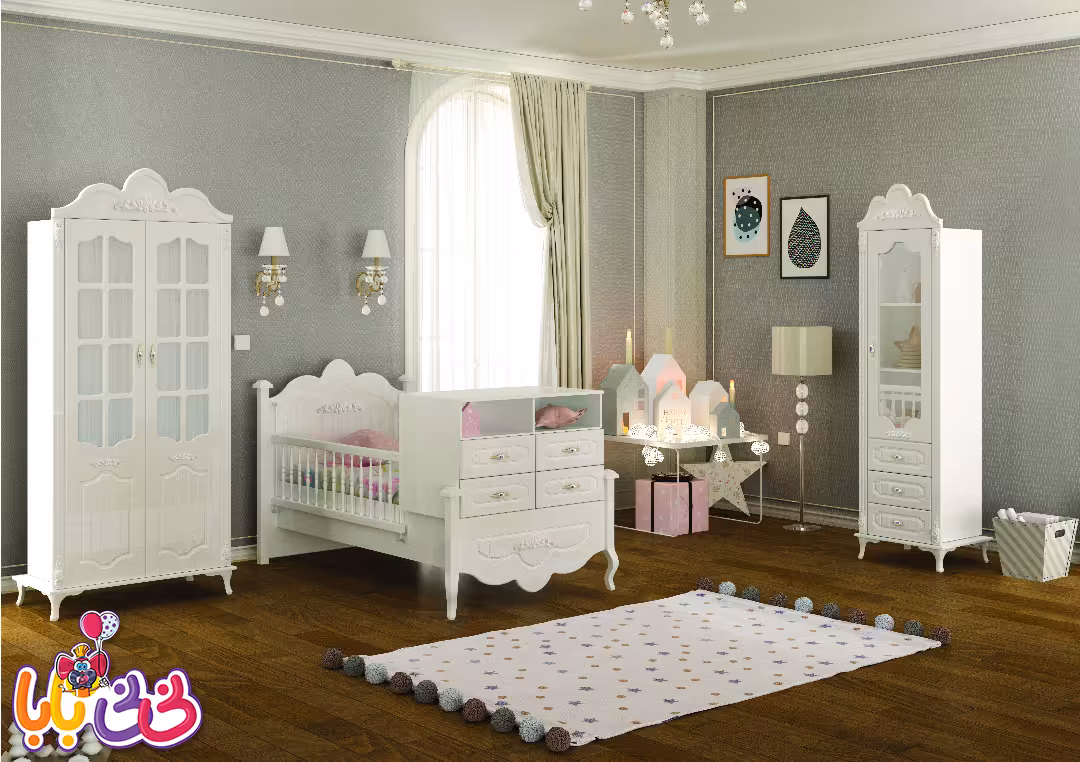 سرویس خواب دو منظوره نوزاد-نوجوان مدل پارسا