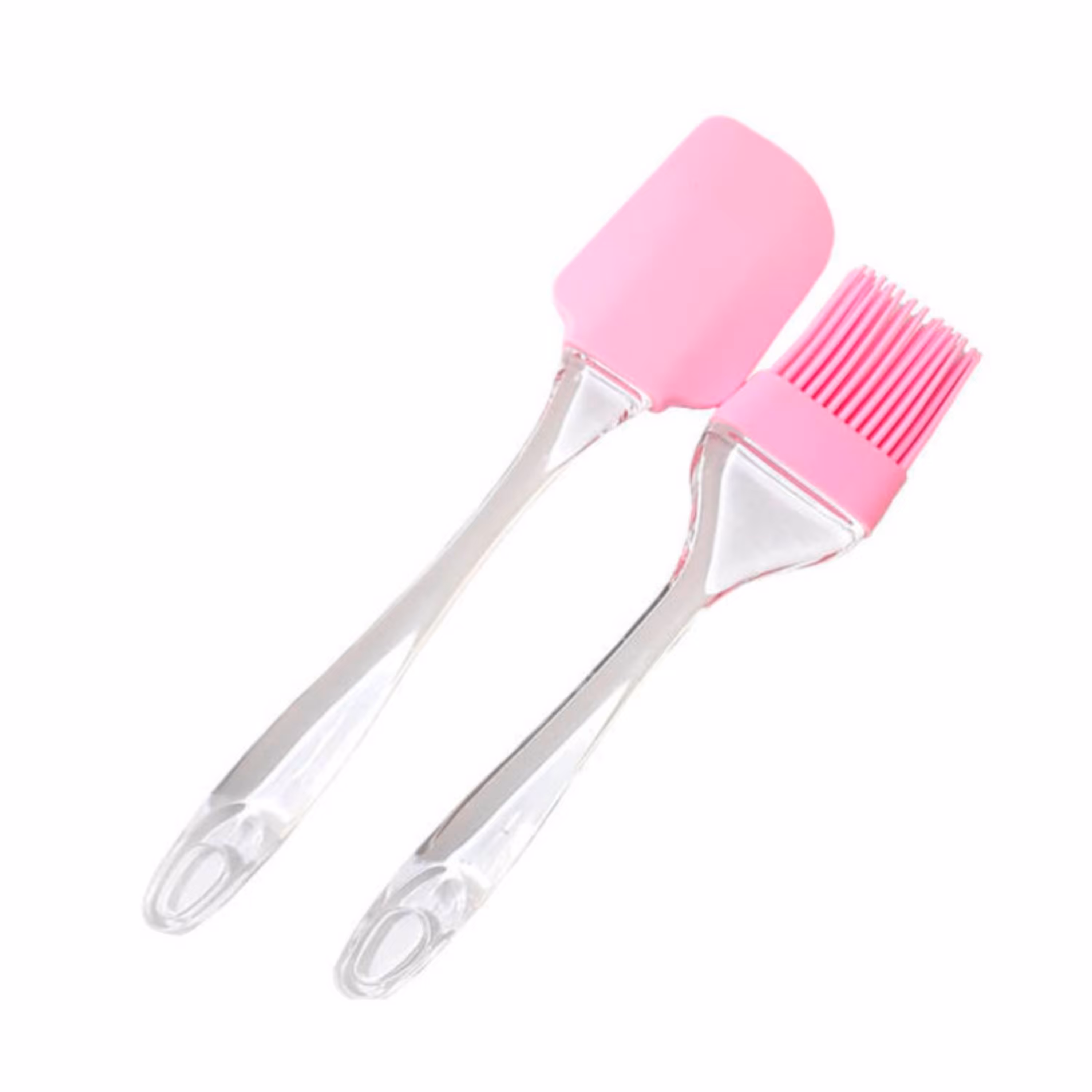 ست قلمو و لیسک سیلیکونی صورتی با کیفیت عالی