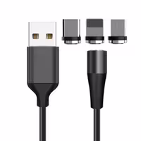 کابل تبدیل مغناطیسی ترکا USB به USB C لایتنینگ microUSB مدل CA 846 طول 1 متر