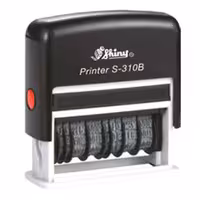 خرید دستگاه مهر شاینی مدل S-310-B تاریخ نمراتور ژلاتین