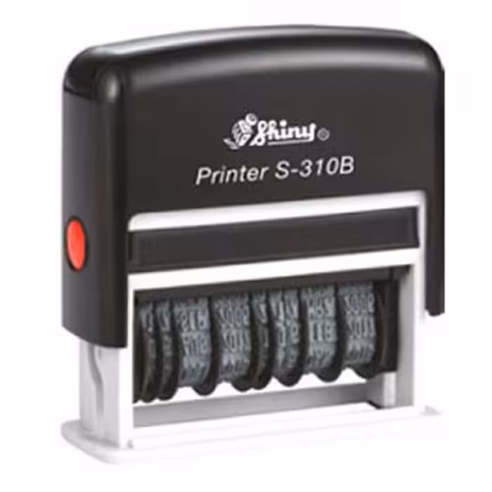 خرید دستگاه مهر شاینی مدل S-310-B تاریخ نمراتور ژلاتین