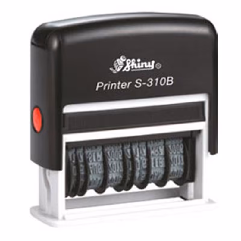 خرید دستگاه مهر شاینی مدل S-310-B تاریخ نمراتور ژلاتین