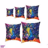 کوسن رنس کد S5-10040 مجموعه 5 عددی کوچک تا بزرگ رنگ سبز روشن