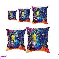 کوسن رنس کد S5-10040 مجموعه 5 عددی کوچک تا بزرگ رنگ سبز روشن