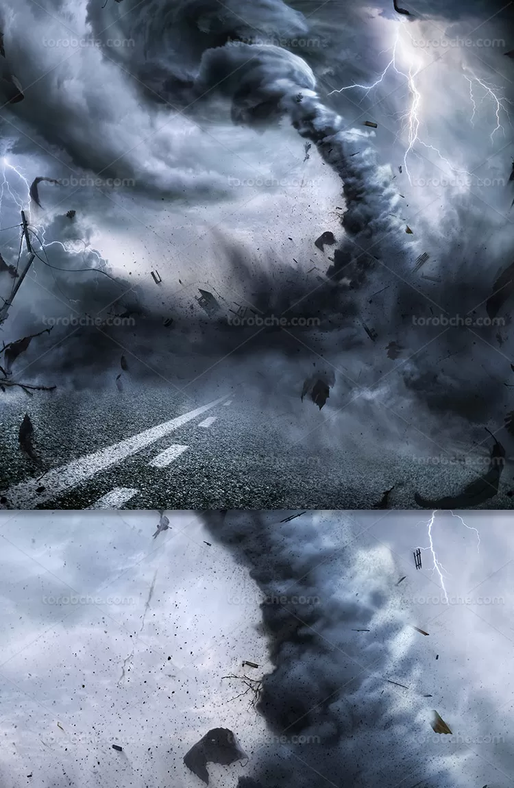 عکس گردباد و طوفان | گرافیک با طعم تربچه