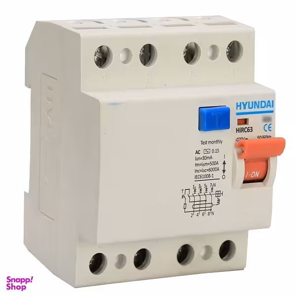 فیوز محافظ جان سه فاز هیوندای مدل HIRC63