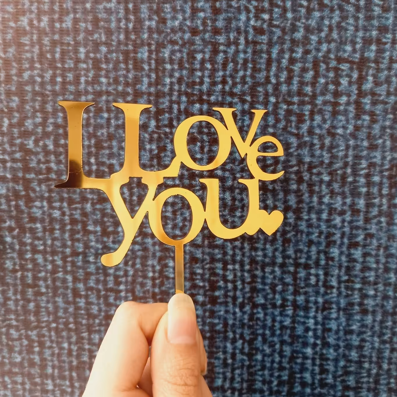 تاپر مولتی استایل طلایی طرح عاشقانه مناسب ولنتاین کد12