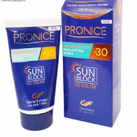 کرم ضد آفتاب خاویار  SPF30بی رنگ پرونایس 50 میل