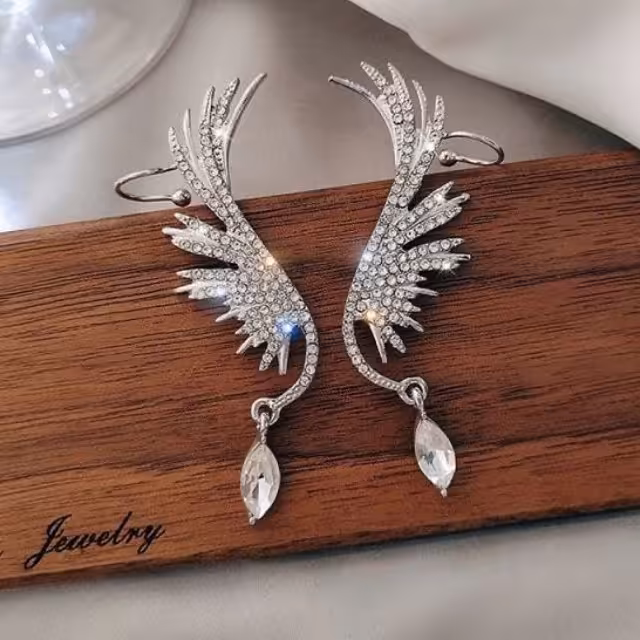 گوشواره لاله گوشی جواهری