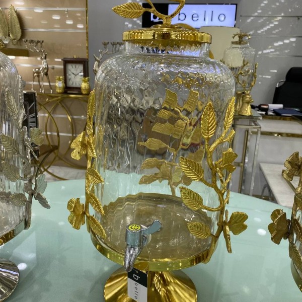 کلمن شربت مدل شاخ و برگ