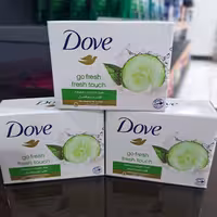 صابون داو مدل go fresh عصاره خیار 100 گرم بسته 4 عددی