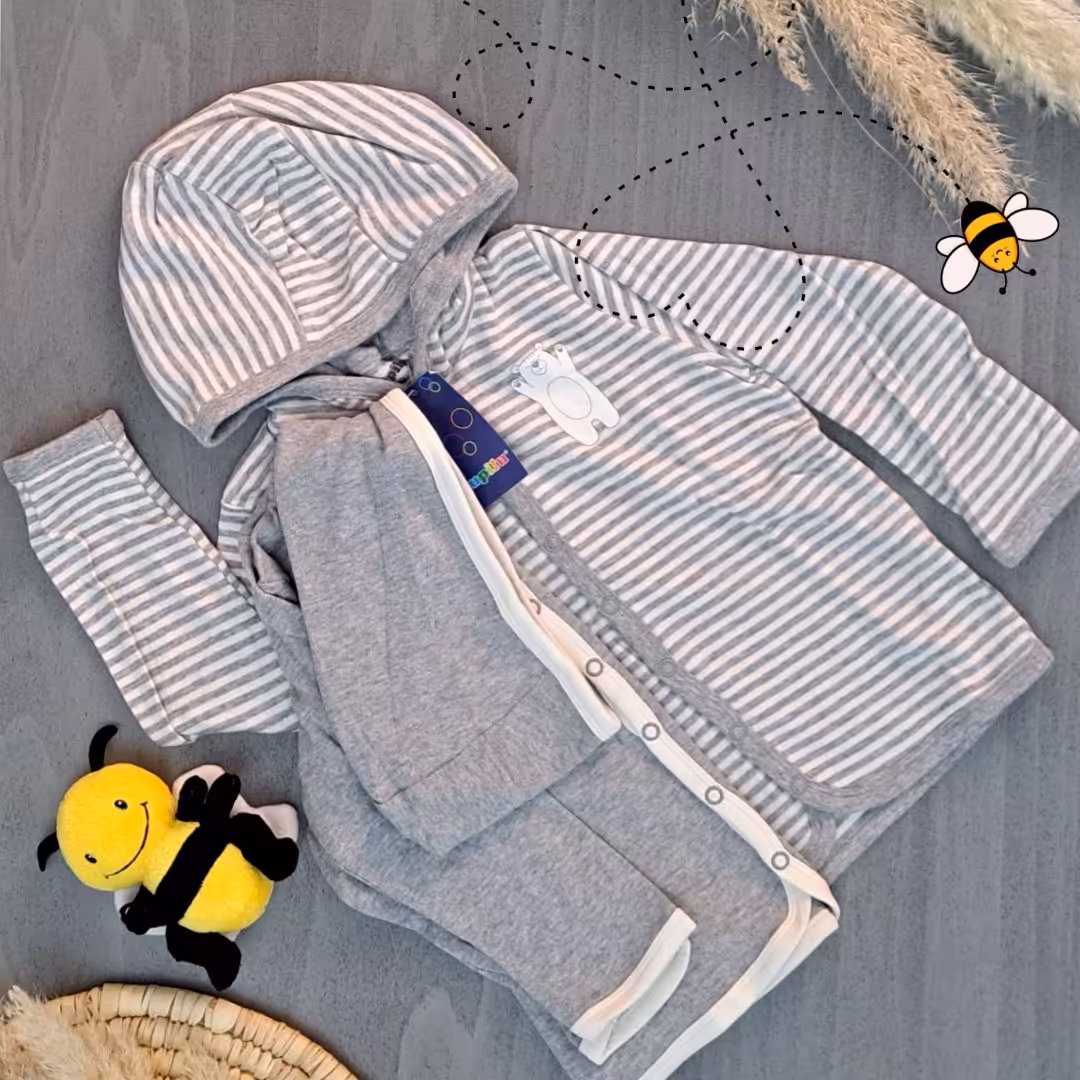 سویشرت نخی دو عددی برند لوپیلو مناسب 2 سال 