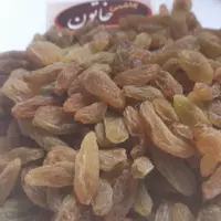 کشمش قلمی کاشمری شسته شده داخل ظرف 500گرم چاشنی خاتون
