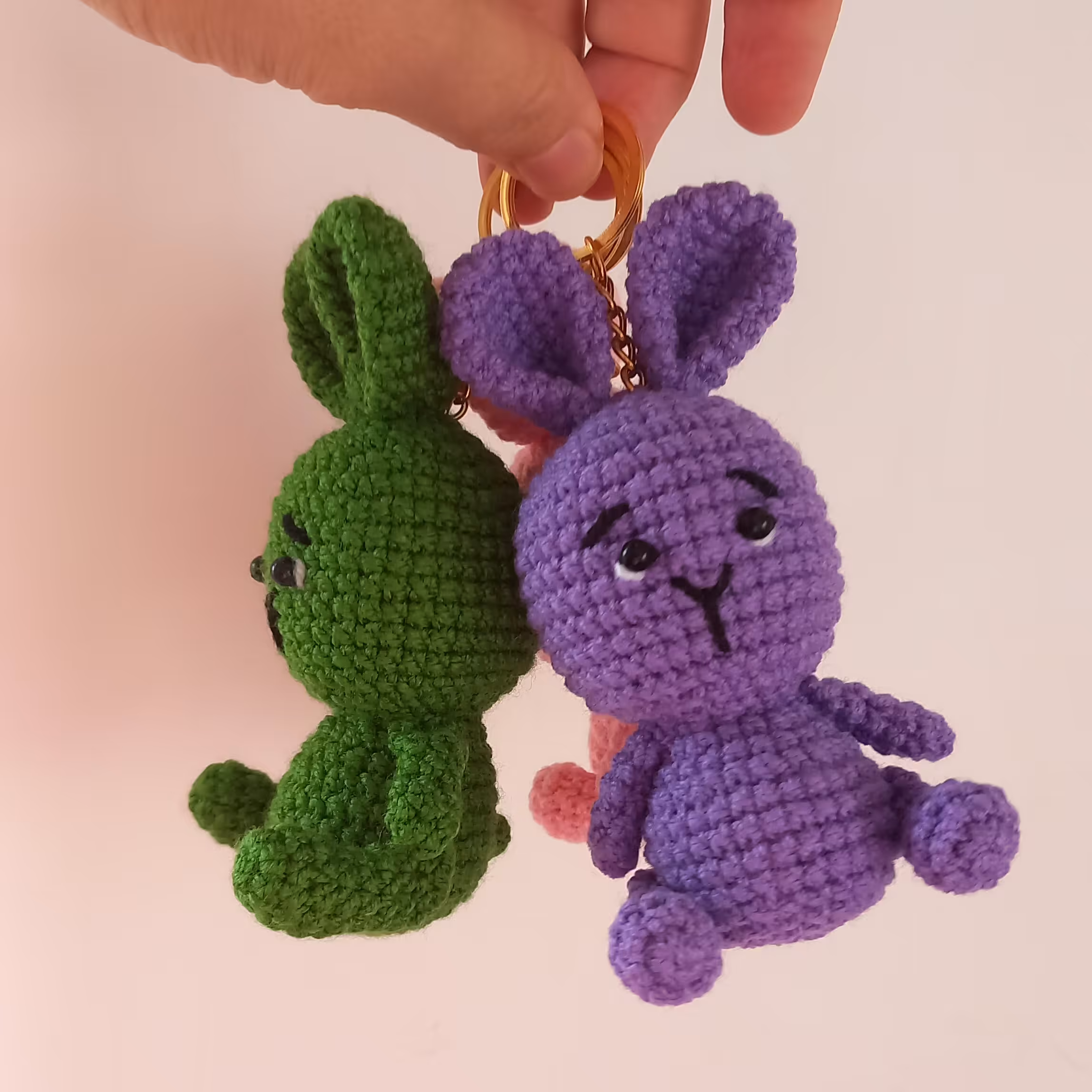 سرکلیدی و جاکلیدی خرگوش در رنگهای مختلف و اندازه کوچک مناسب آویز و هدیه