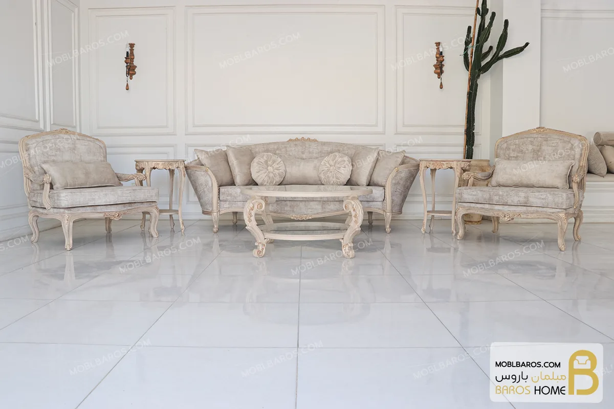 ست مبلمان نئوکلاسیک لورنزو کد 5