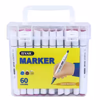 مارکر بیسیک60رنگ طلقی