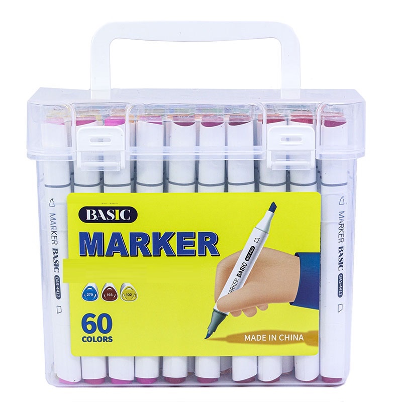 مارکر بیسیک60رنگ طلقی