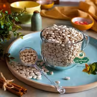 لوبیا سفید سورت شده ممتاز (800گرم) کارون