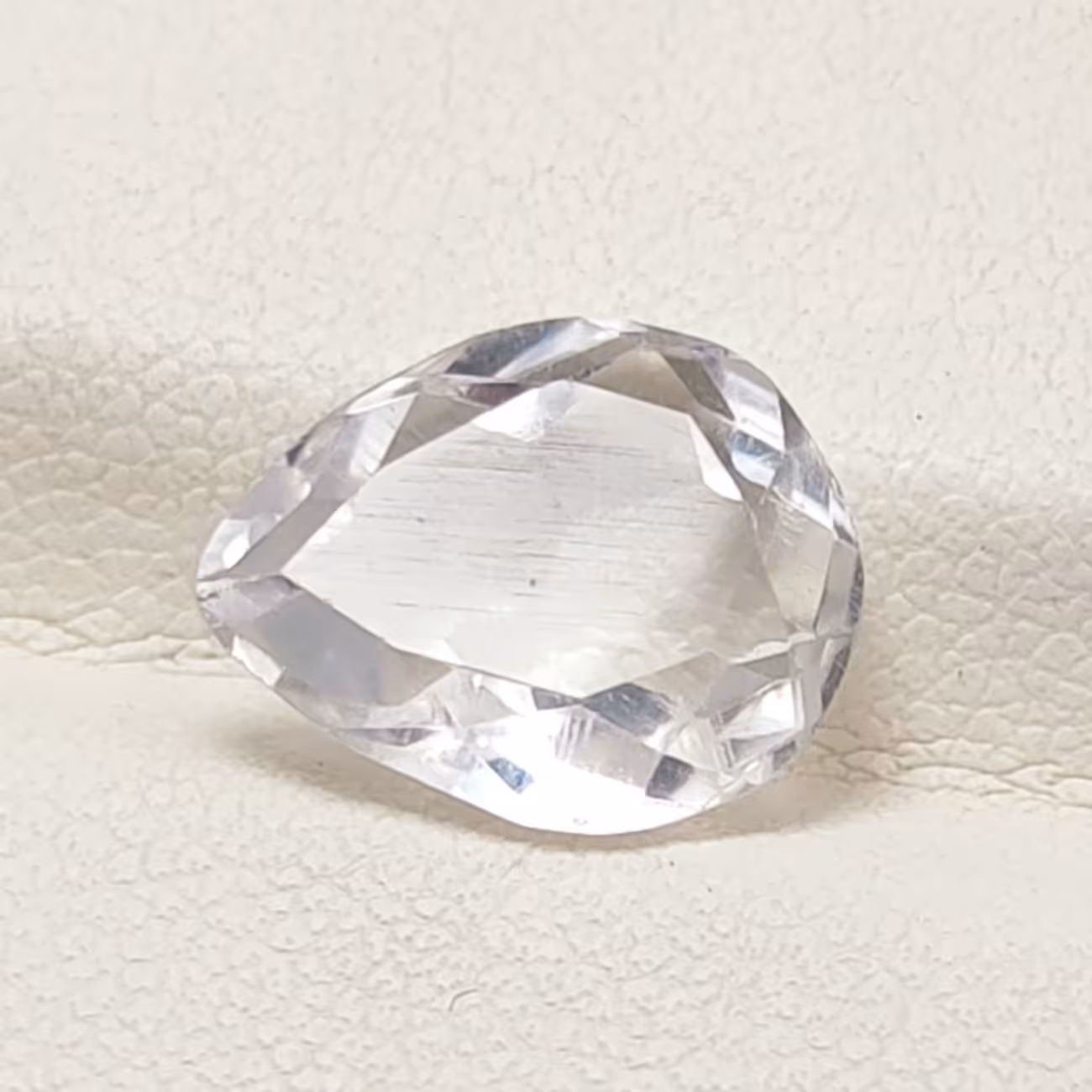 نگین سنگ کوارتز شفاف معدنی و طبیعی