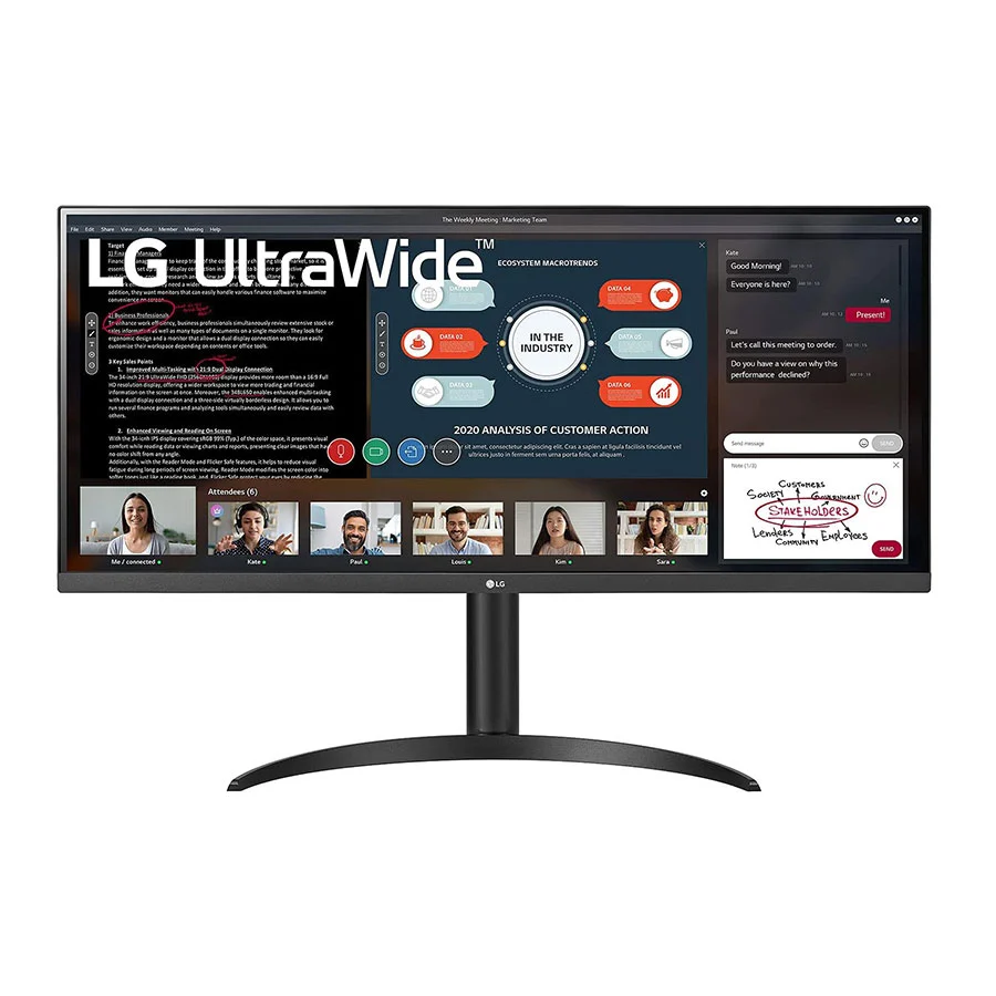 مانیتور 34 اینچ ال جی UltraWide 34WP550-B