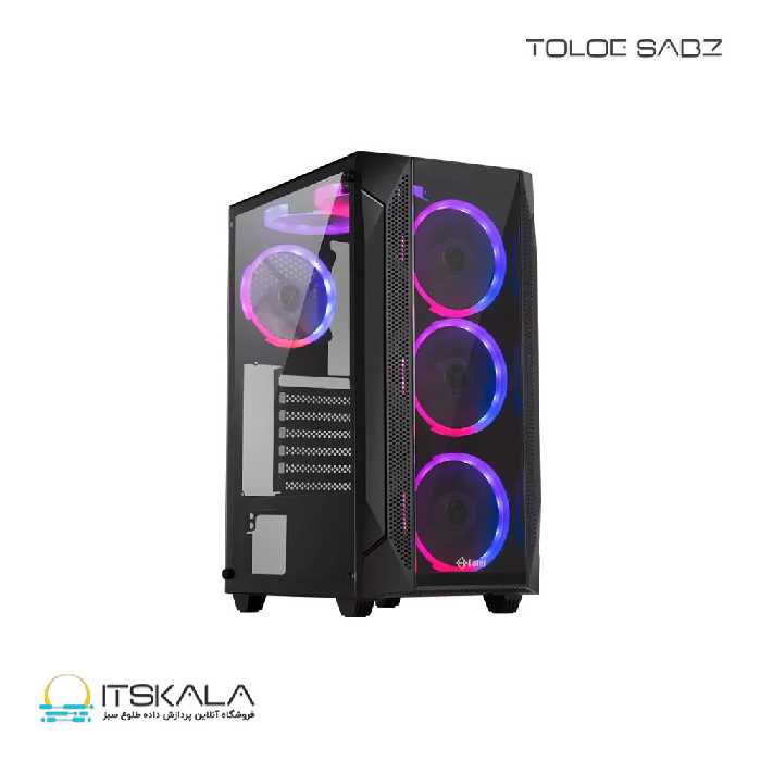 کیس گیمینگ Mid Tower فاطر مدل Fater FG-718