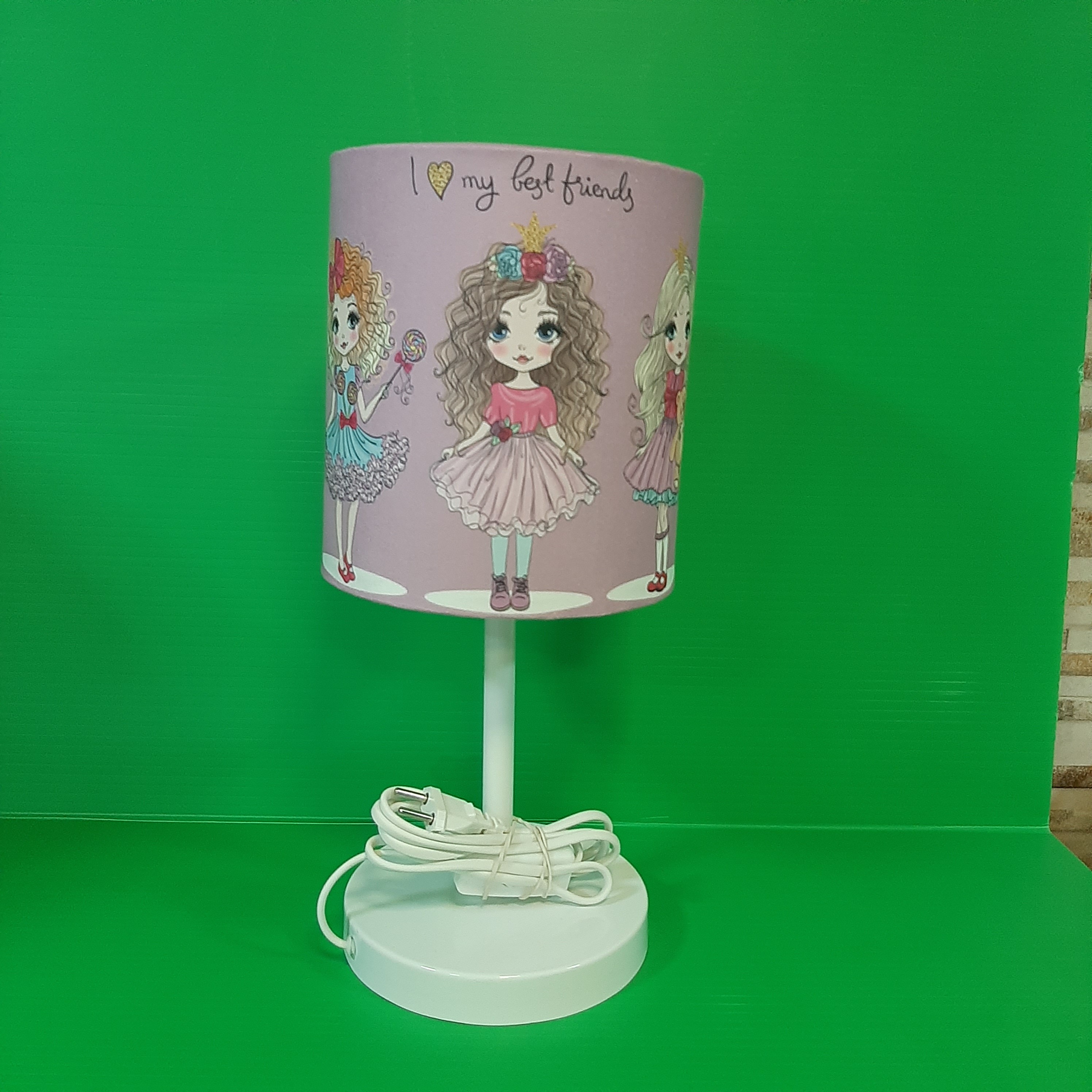 آباژور رومیزی اتاق کودک طرح دوستان خوب