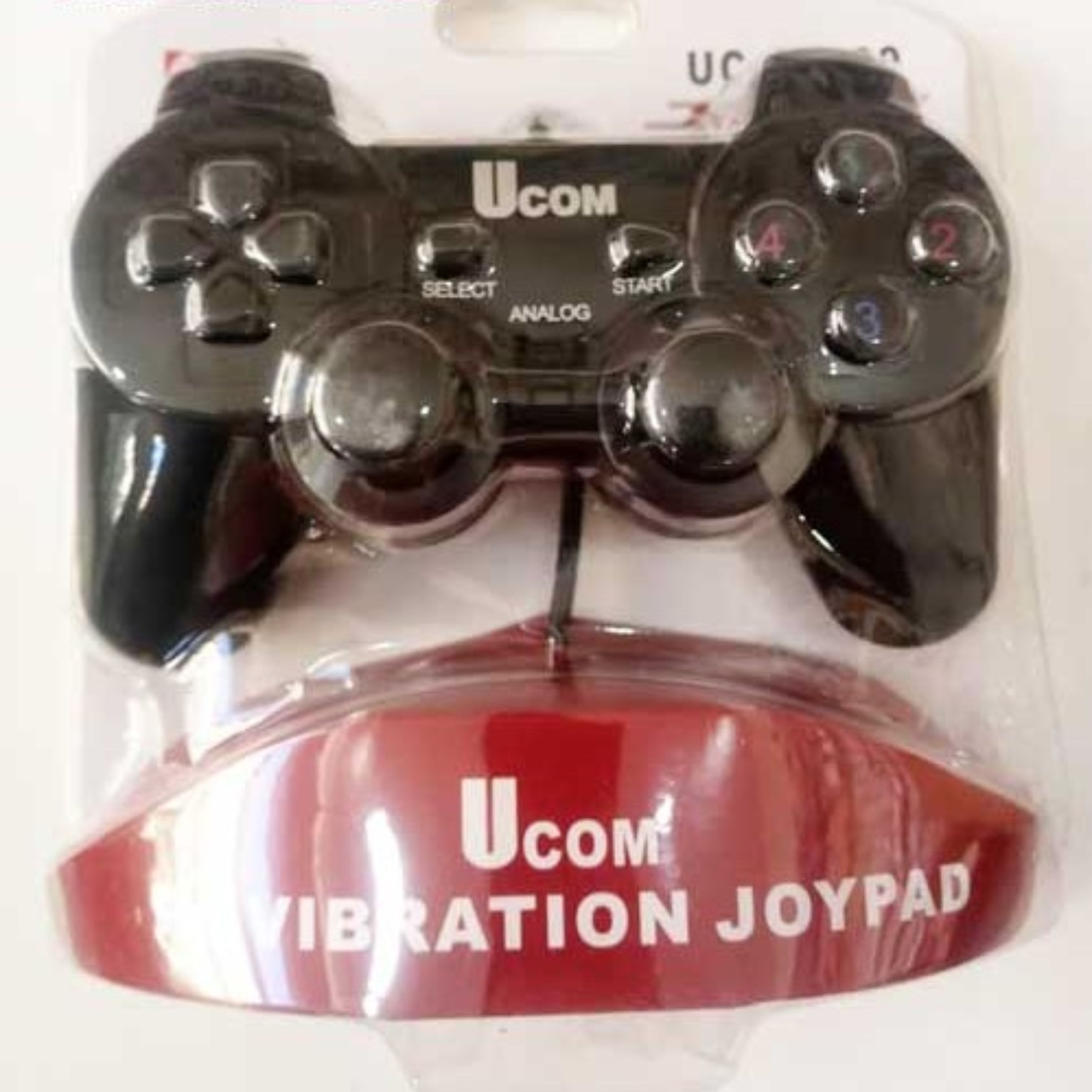 دسته بازی کامپیوتر تکی شوکدار سیم دار  Ucom مشکی