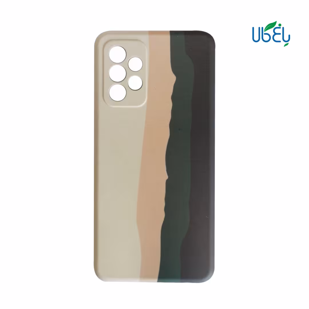 قاب سیلیکونی رنگین کمانی محافظ لنزدار برای گوشی‌ سامسونگ A72