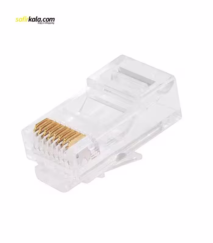 کانکتور کمیکس RJ45 cat6 بسته 100 عددی