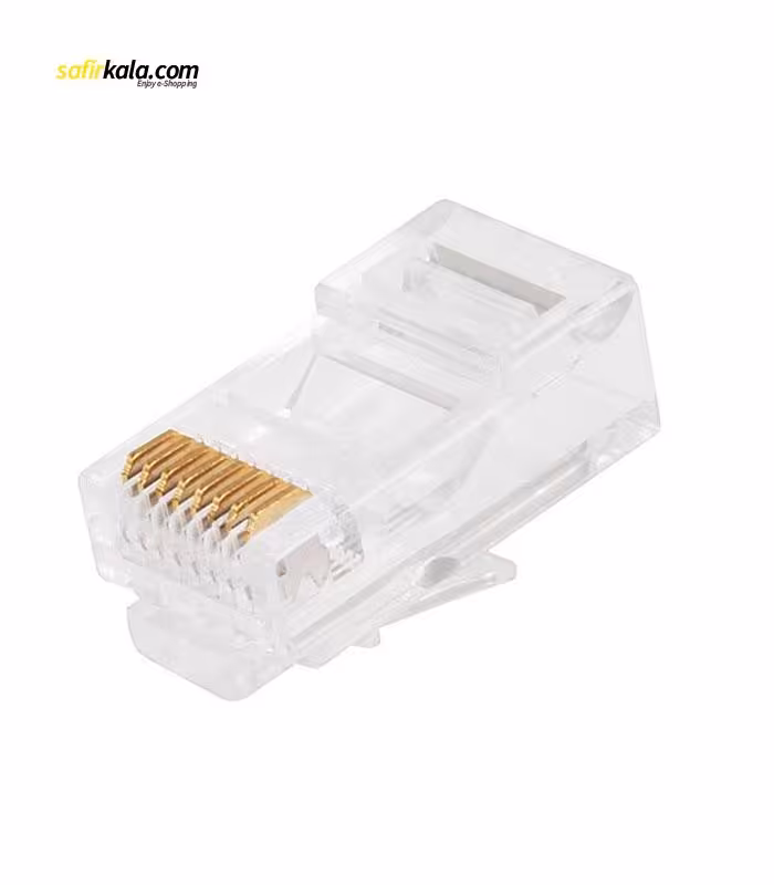 کانکتور کمیکس RJ45 cat6 بسته 100 عددی
