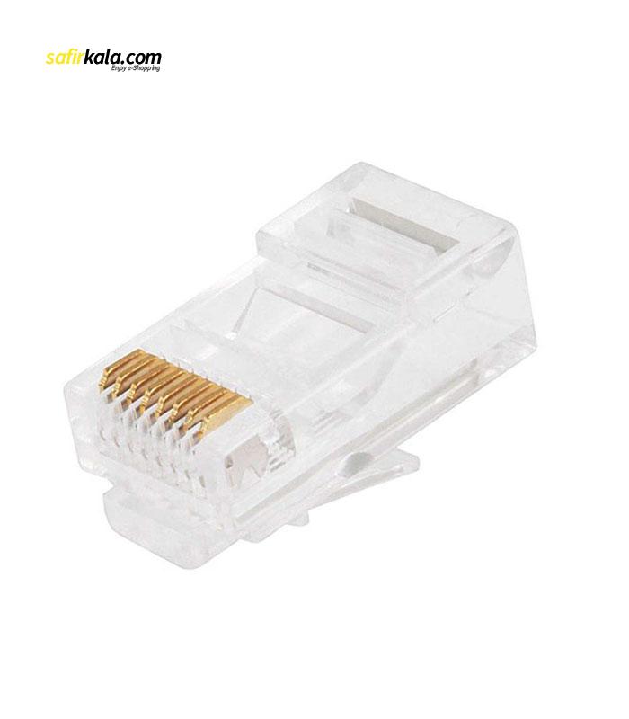 کانکتور کمیکس RJ45 cat6 بسته 100 عددی