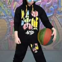 هودی شلوار ضحیم داخل کرکی اسپرت پسرانه و دخترانه کلاه دار تولید خودمونه عمده هم داریم خواستید قیمت بگیرید 