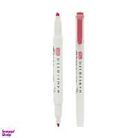 ماژیک هایلایتر قرمز دوسر میدلاینر زبرا MILDLINER WKT7-MR