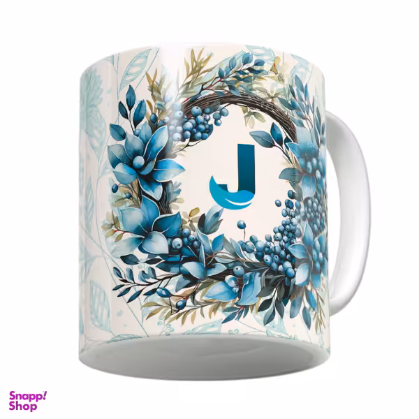 ماگ لاژید مدل حرف J طرح الفبا کد ALP01