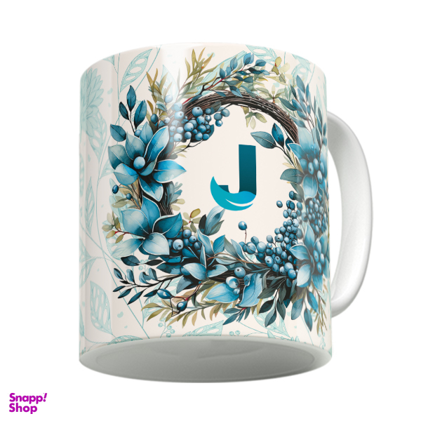 ماگ لاژید مدل حرف J طرح الفبا کد ALP01