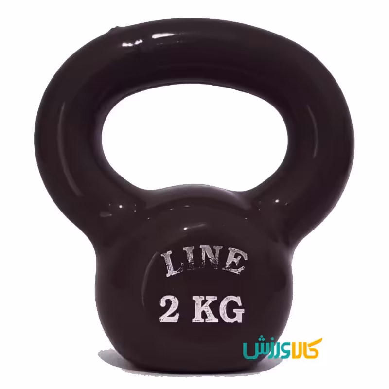 کتل بل 2 کیلویی روکش دار مشکی