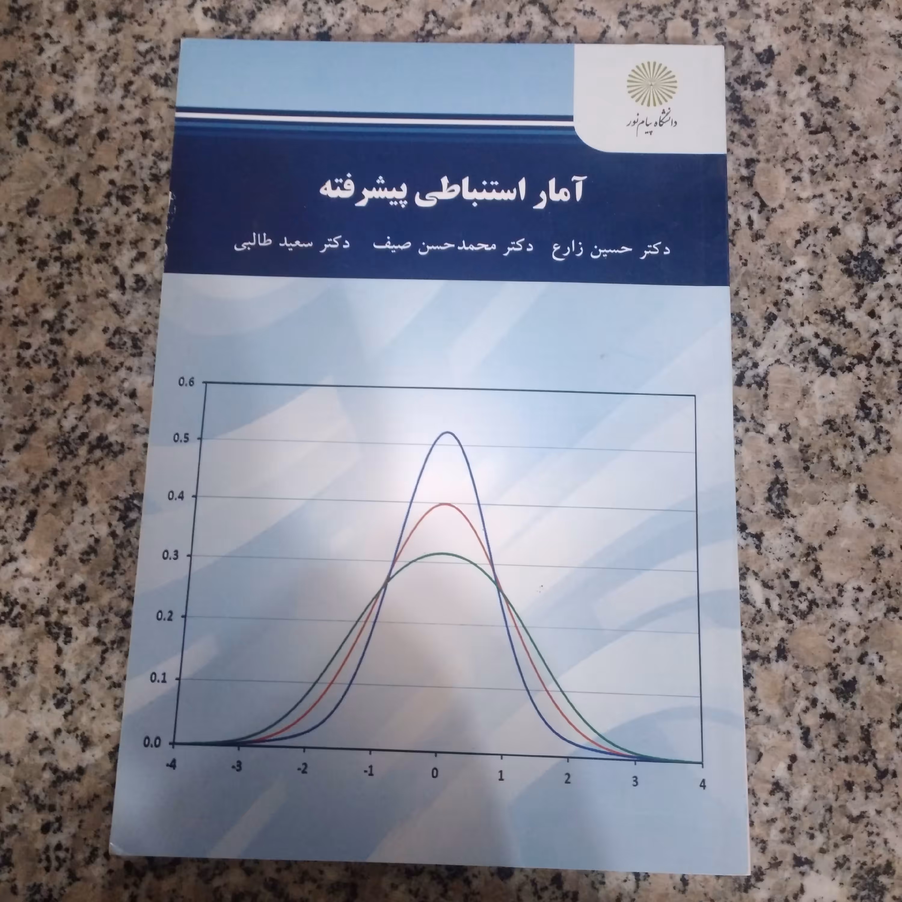 کتاب آمار استنباطی پیشرفته حسین زارع و دیگران انتشارات پیام نور