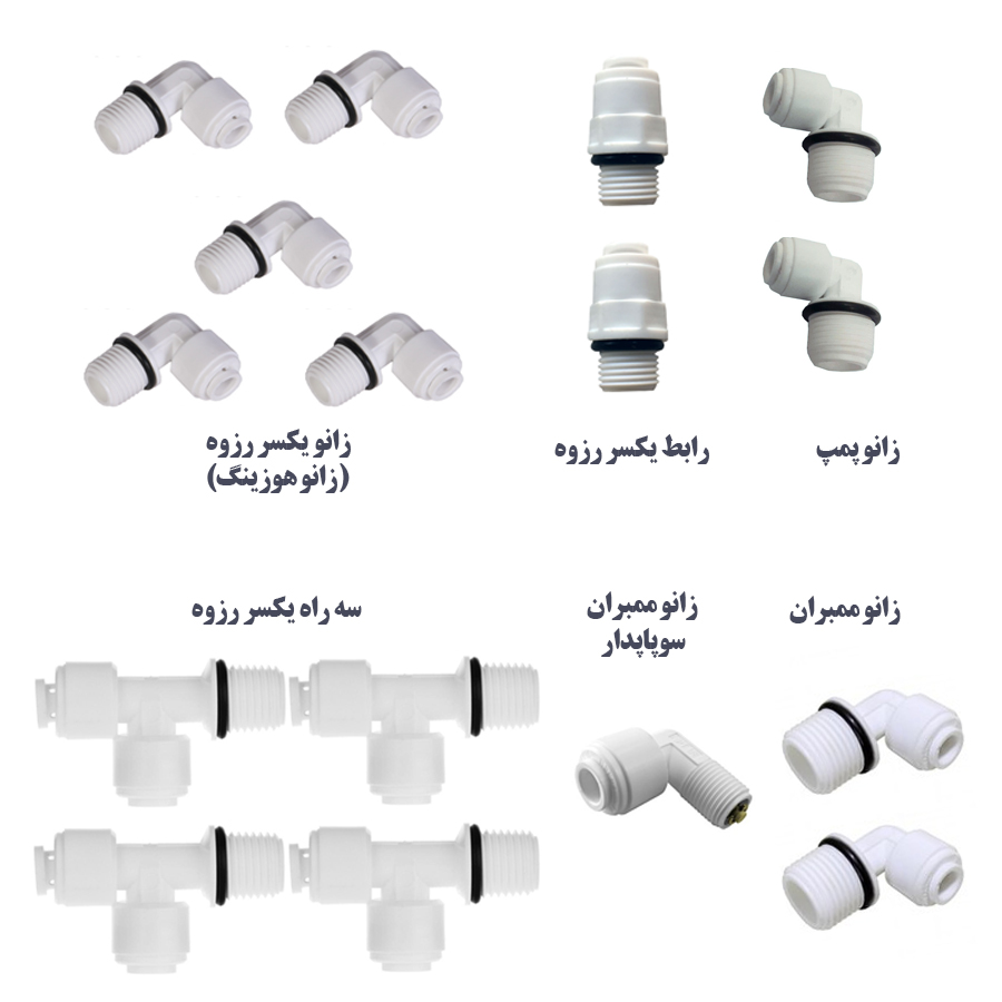 پک کامل اتصالات دستگاه تصفیه آب