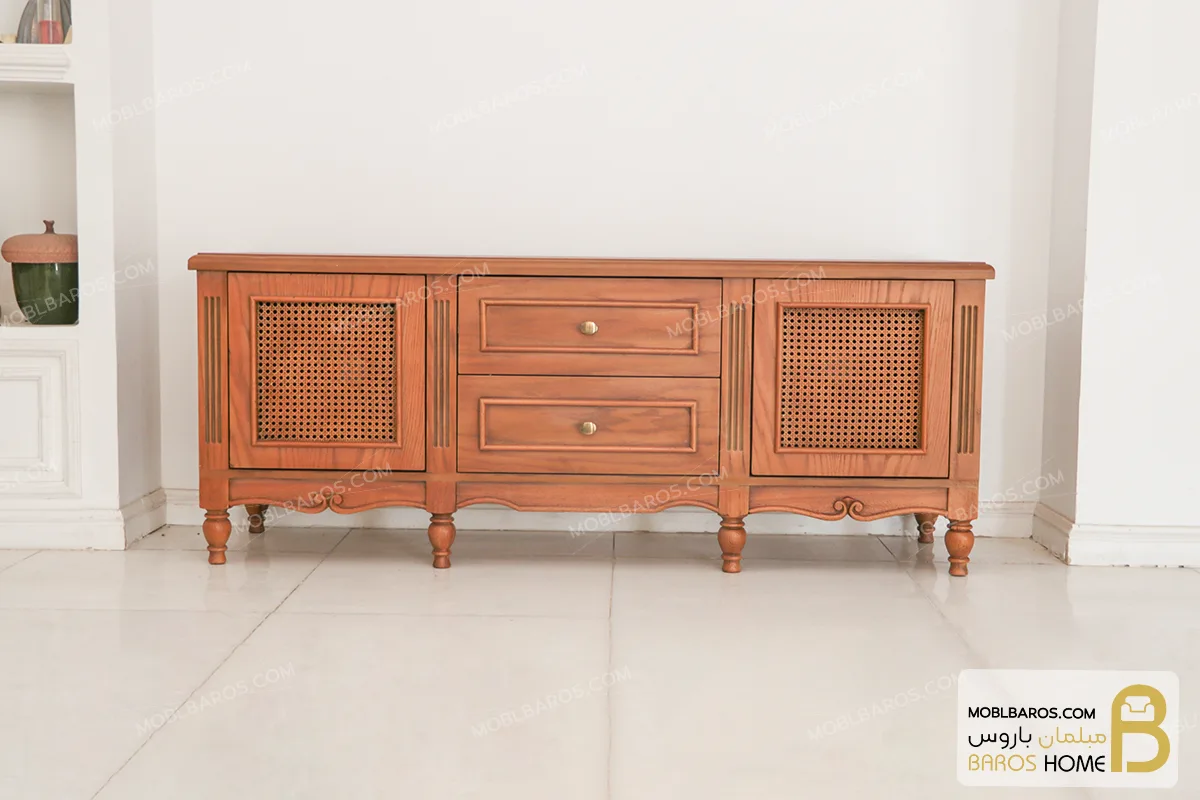 میز تلویزیون مدل حصیری حدیث کد 2