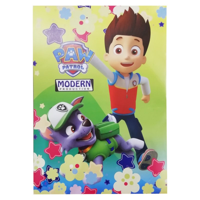 دفتر شطرنجی 40 برگ مدرن طرح سگ نگهبان کد 187