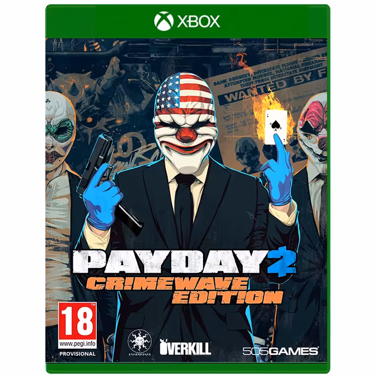 خرید دیسک بازی Payday 2 نسخه Crimewave برای XBOX با بهترین قیمت