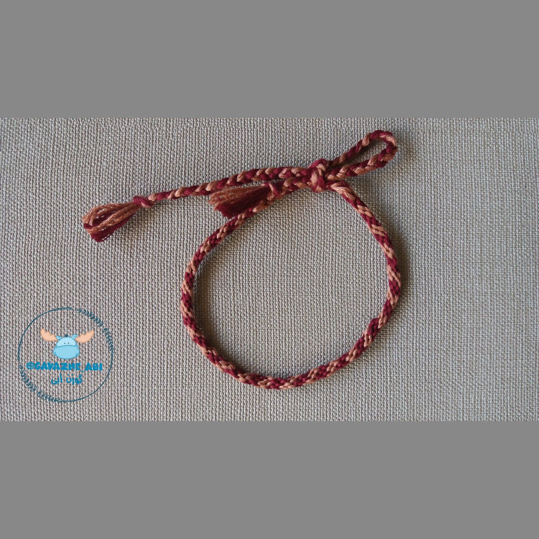 دستبند طرح ویلی زرشکی